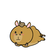 じっと見る小ちゃなラクダ