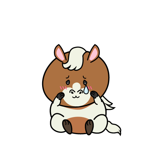 悲しい小ちゃなポニー