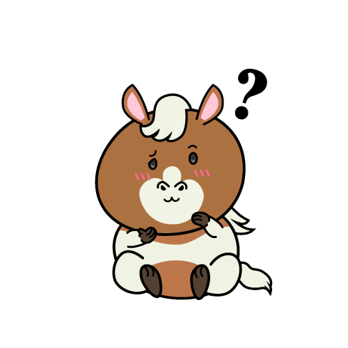 考える小ちゃなポニー
