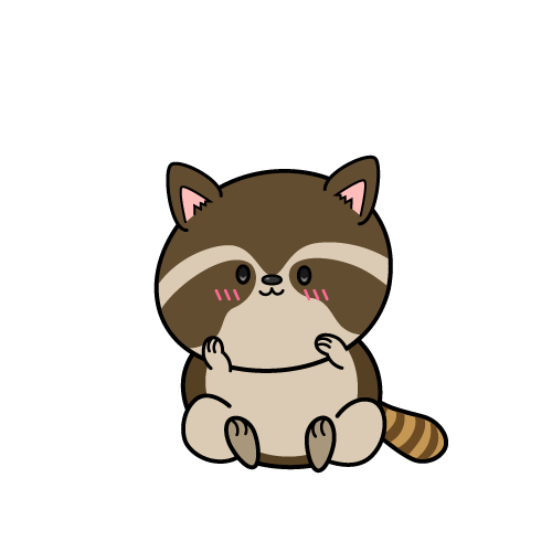 小ちゃなアライグマ