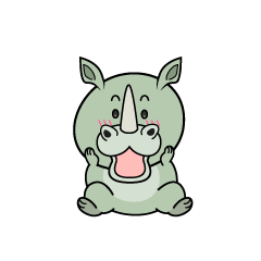 驚く小ちゃなサイ