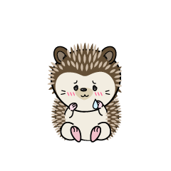 悲しい小ちゃなハリネズミ