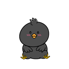 小ちゃなカラス