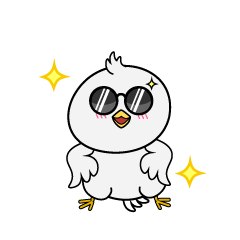 かっこいい小ちゃな白いハト