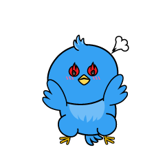 熱意のある小ちゃな青い鳥