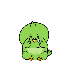 悲しい小ちゃな緑の鳥