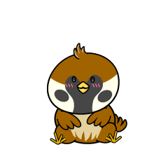 小ちゃなスズメ