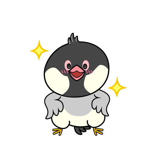 自信満々な小ちゃな文鳥