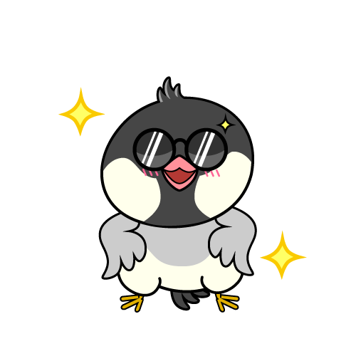 かっこいい小ちゃな文鳥