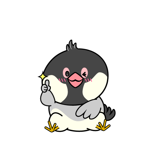 いいねする小ちゃな文鳥