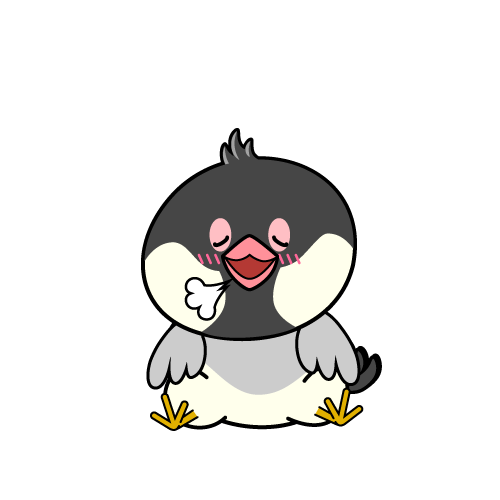 リラックスする小ちゃな文鳥