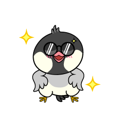 かっこいい小ちゃな文鳥