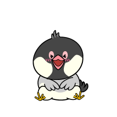 笑う小ちゃな文鳥