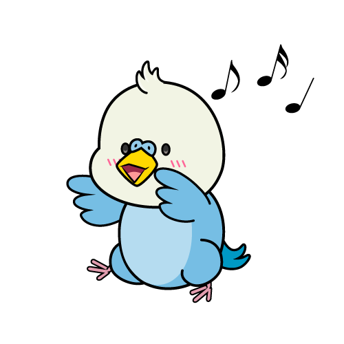 踊る小ちゃなインコ