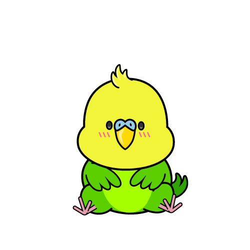 小ちゃなセキセイインコ