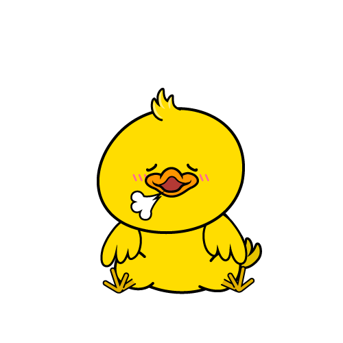 リラックスする小ちゃなアヒル