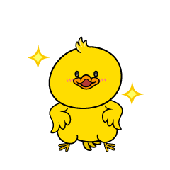 自信満々な小ちゃなアヒル