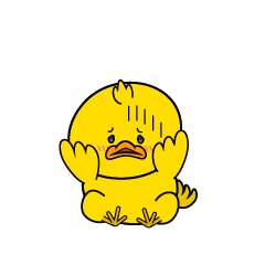 絶望する小ちゃなアヒル