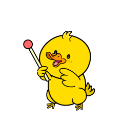 説明する小ちゃなアヒル