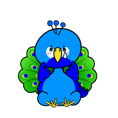 悲しい小ちゃなクジャク