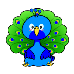 小ちゃなクジャク