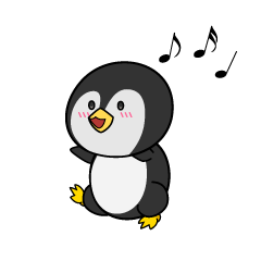 踊る小ちゃな南極ペンギン