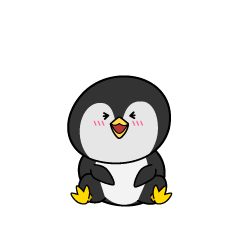笑う小ちゃな南極ペンギン
