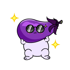 かっこいい小ちゃなナス