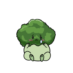 悲しい小ちゃなブロッコリー