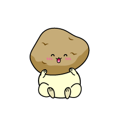 笑顔の小ちゃなじゃがいも