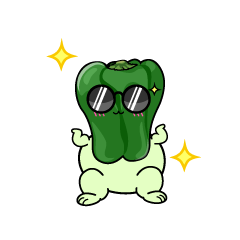 かっこいい小ちゃなピーマン