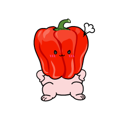 怒る小ちゃなパプリカ