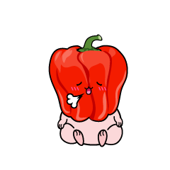 リラックスする小ちゃなパプリカ