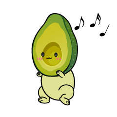 踊る小ちゃなアボカド