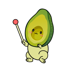 説明する小ちゃなアボカド