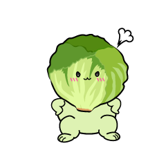 怒る小ちゃなレタス