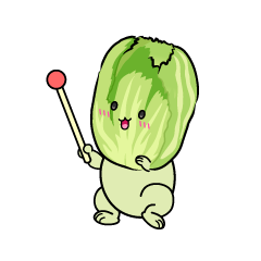 説明する小ちゃな白菜