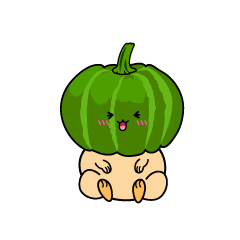 笑う小ちゃなカボチャ