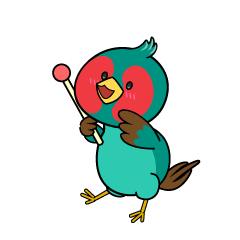 説明する小ちゃなキジ