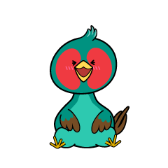 笑う小ちゃなキジ