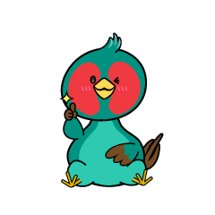 いいねする小ちゃなキジ