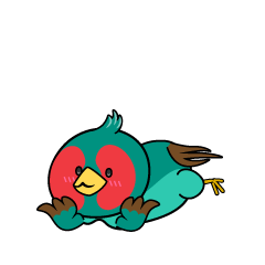 じっと見る小ちゃなキジ