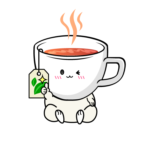 いいねする小ちゃな紅茶のティーカップ
