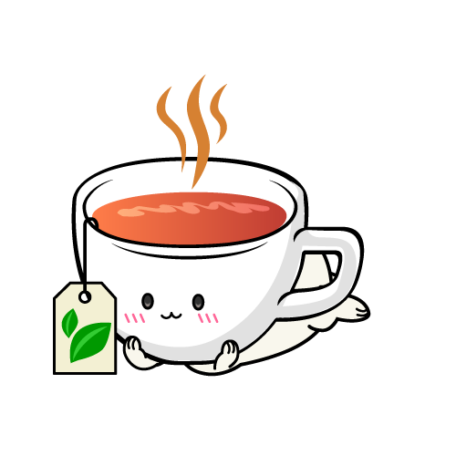 じっと見る小ちゃな紅茶のティーカップ