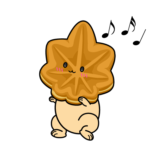 踊る小ちゃなもみじ饅頭