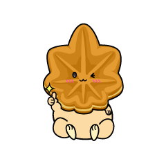 いいねする小ちゃなもみじ饅頭