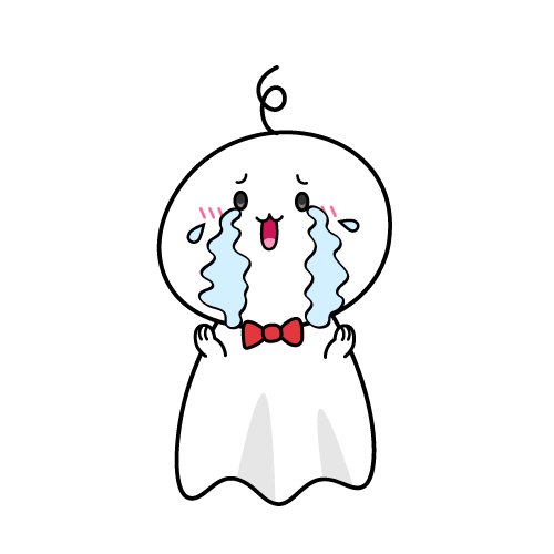 大泣きする小ちゃなてるてる坊主