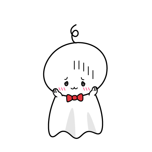 絶望する小ちゃなてるてる坊主