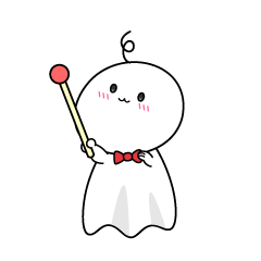 説明する小ちゃなてるてる坊主
