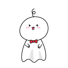 笑う小ちゃなてるてる坊主